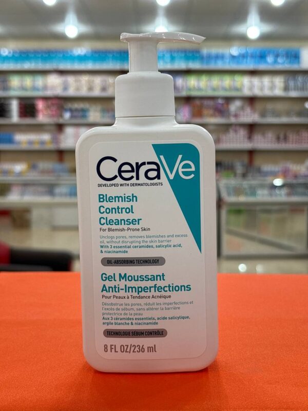 ژل شستشو ضد لک و ضد جوش سراوی بلمیش کنترل CeraVe حجم 236 میل