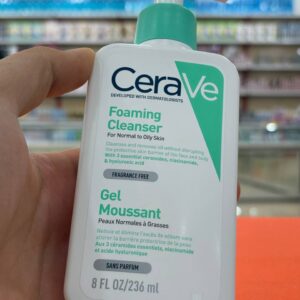 شوینده فومینگ سراوی پوست نرمال تا چرب CeraVe حجم 236 میل اصل فرانسه