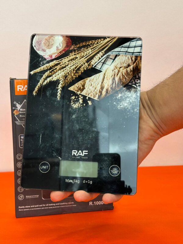 ترازوی دیجیتال آشپزخانه راف R.10004 تا 5 کیلو