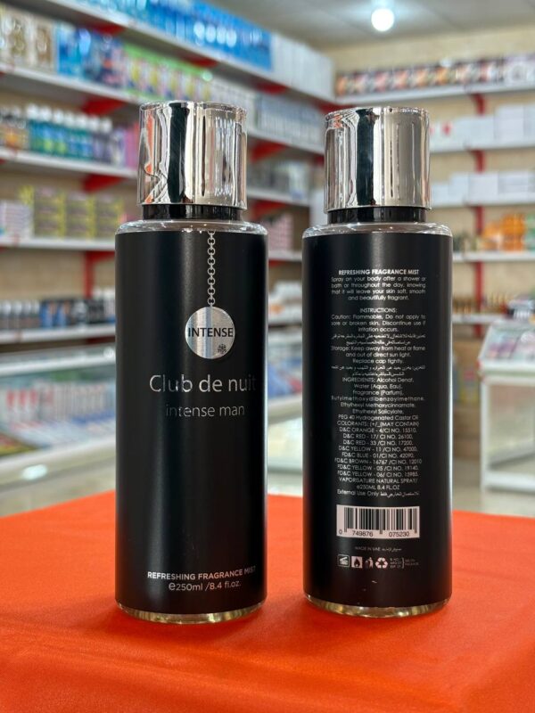 بادی اسپلش ژاکلین مردانه کلاب د نویت اینتنس 250ml خنک ملایم