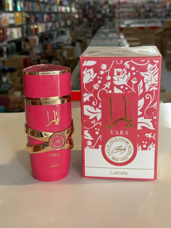 ادو پرفیوم زنانه لطافه مدل یارا کندی با رایحه گرم حجم 100 میلی لیتر