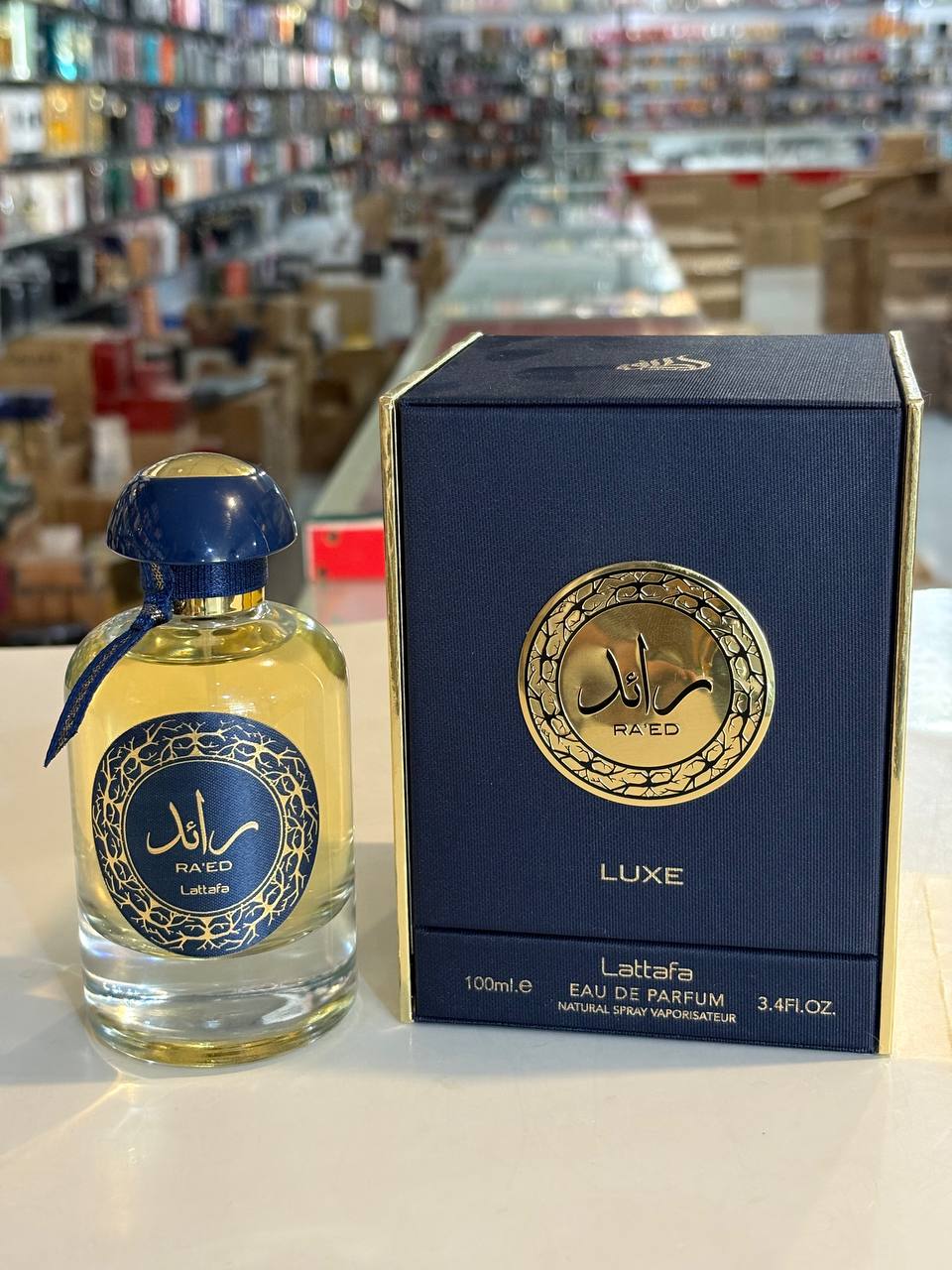 ادو پرفیوم مردانه لطافه رائد لوکس حجم 100 میلی لیتر