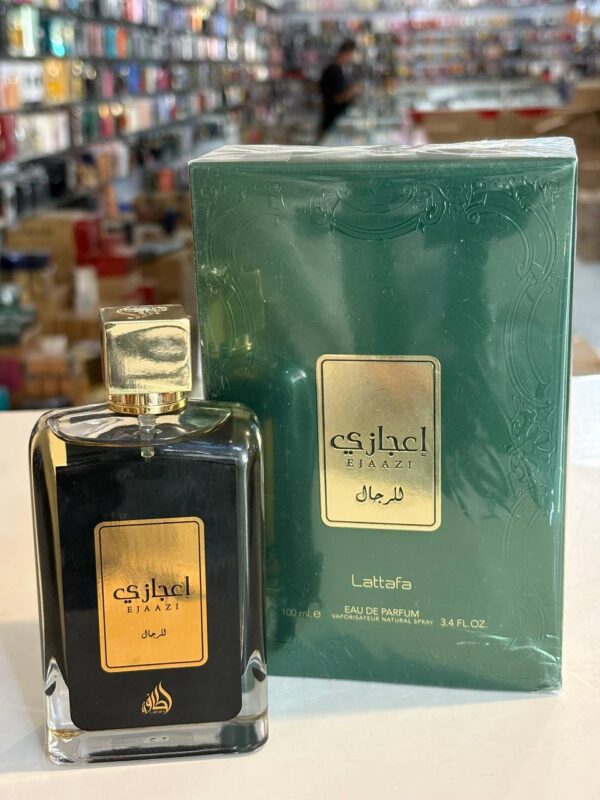 عطر ادوپرفیوم مردانه لطافه مدل اعجازی رایحه تلخ 100 میل
