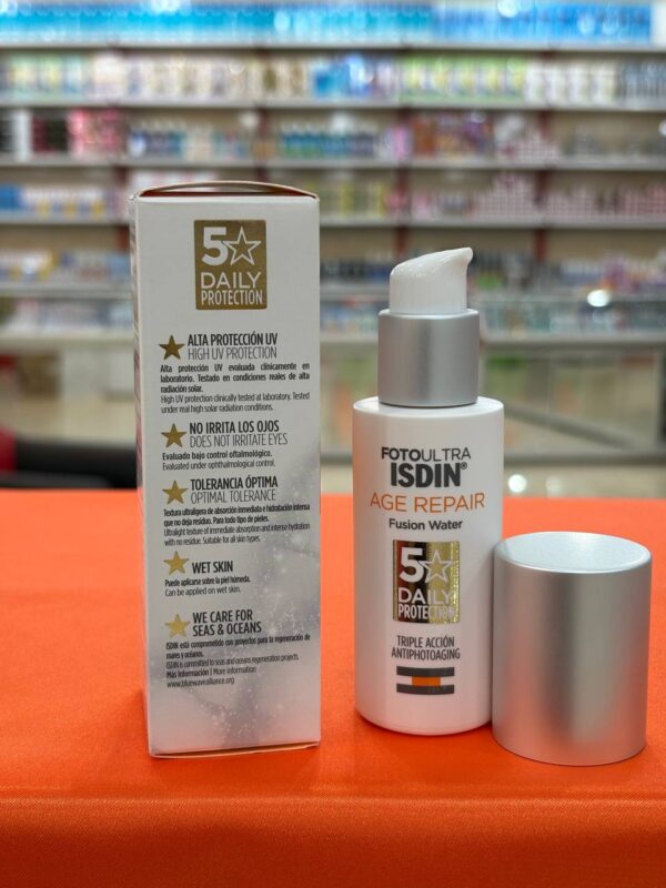 ضد آفتاب ایزدین Age Repair Fusion Water SPF50 ضد چروک 50 میل اصل
