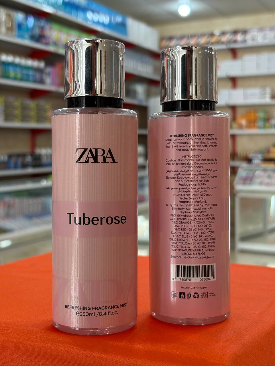 بادی اسپلش زنانه زارا ZARA مدل TUBEROSE حجم 250 میل