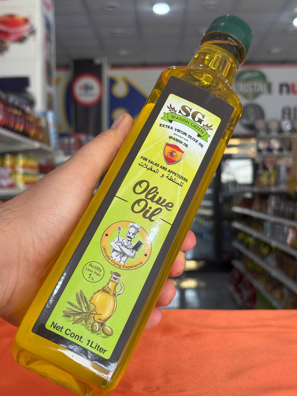 روغن زیتون اس جی 1 لیتری اسپانیا فرابکر سرخ کردنی