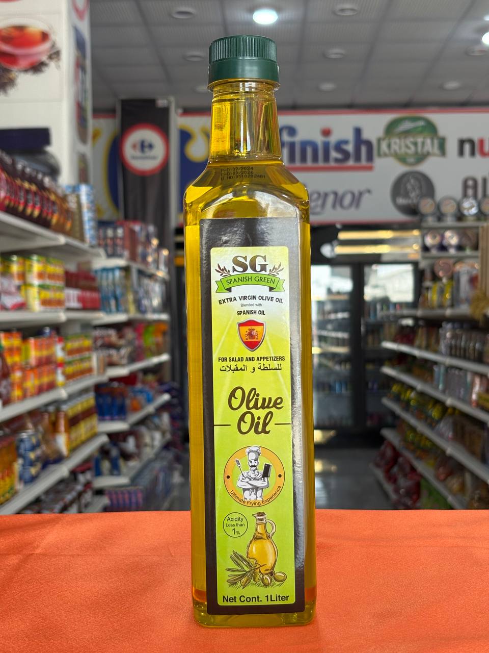 روغن زیتون اس جی 1 لیتری اسپانیا فرابکر سرخ کردنی