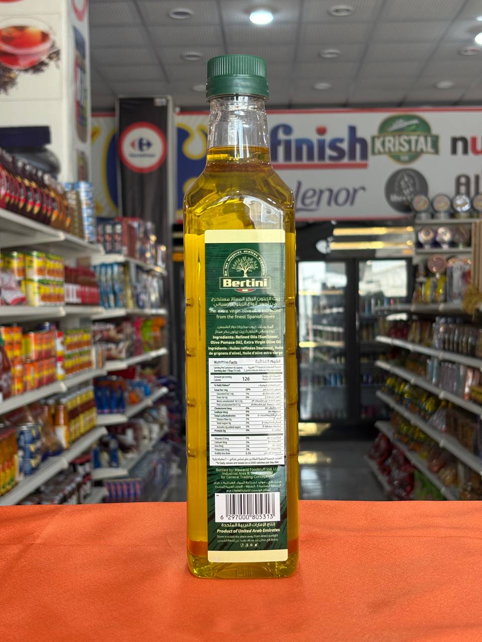 روغن زیتون برتینی 1 لیتری ترکیبی اسپانیایی Bertini