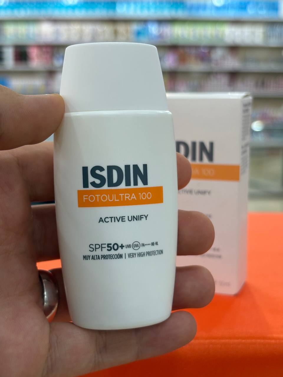 ضد آفتاب ایزدین FotoUltra 100 Active Unify SPF50 ضد لک 50 میل اصل