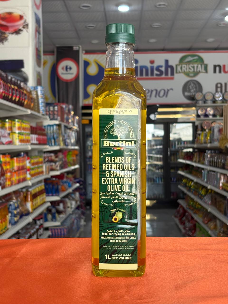 روغن زیتون برتینی 1 لیتری ترکیبی اسپانیایی Bertini