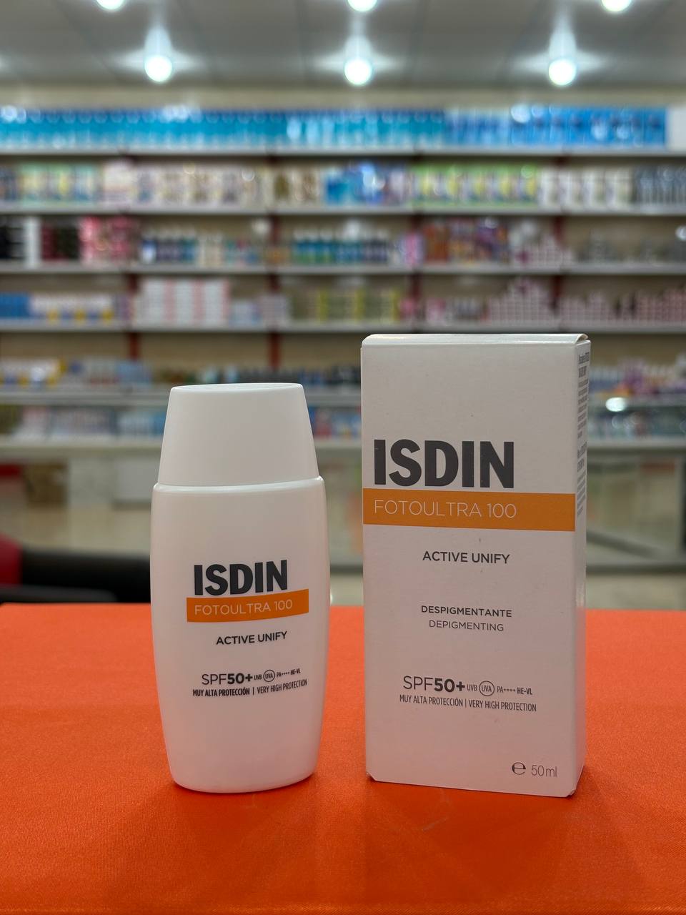 ضد آفتاب ایزدین FotoUltra 100 Active Unify SPF50 ضد لک 50 میل اصل