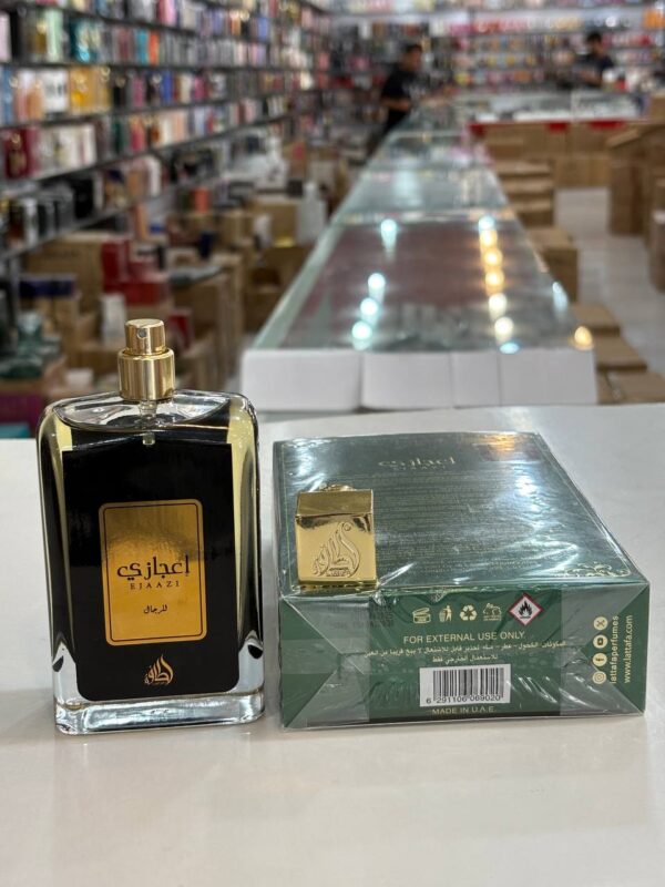 عطر ادوپرفیوم مردانه لطافه مدل اعجازی رایحه تلخ 100 میل