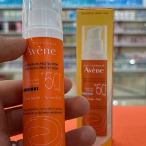 کرم ضد آفتاب اون Avene SPF50+ فلوئید Dry Touch مات کننده پوست چرب 50 میل