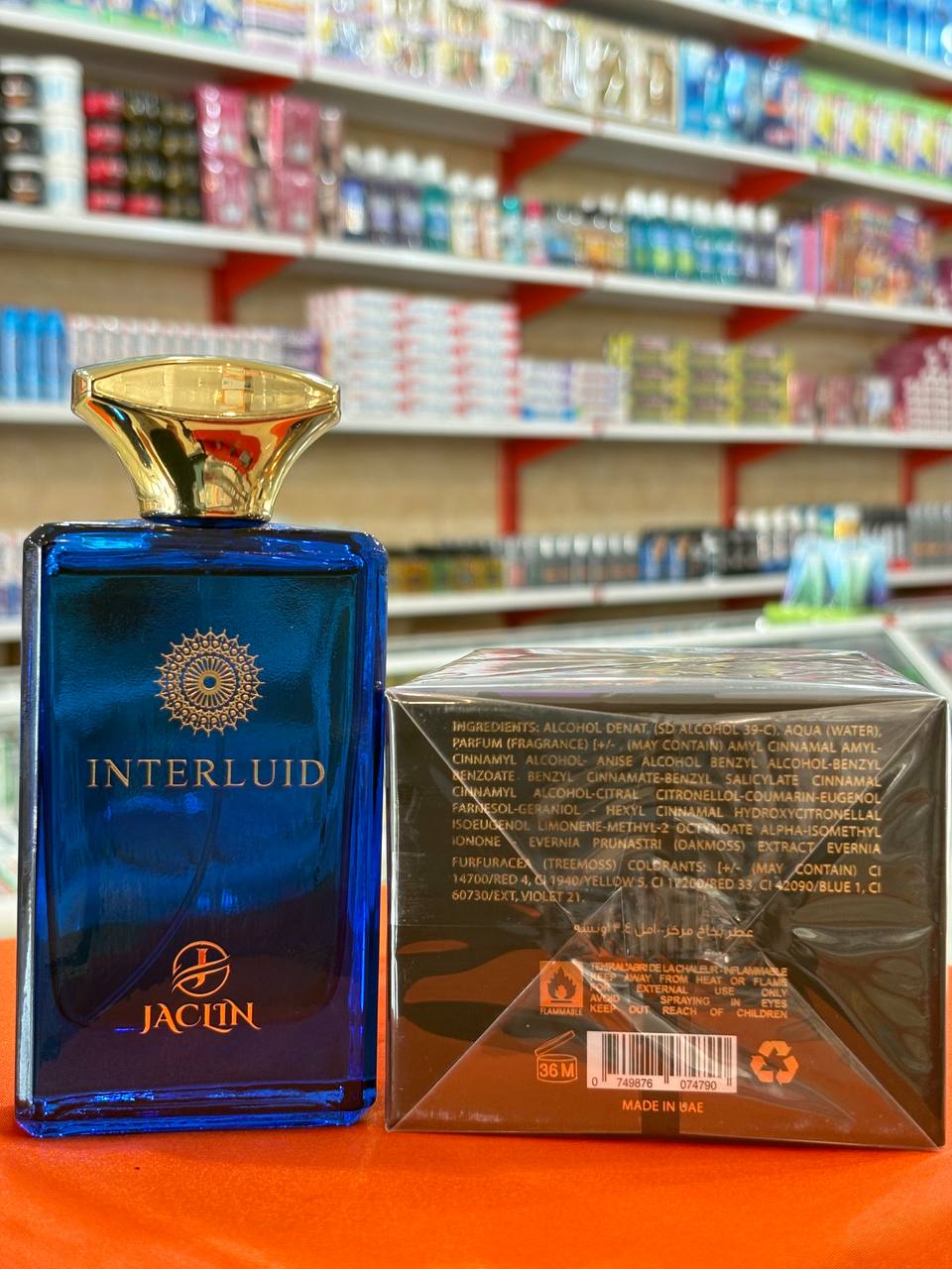 ادکلن اینترلود ژاکلین ۷۵ میل مردانه EDP دودی