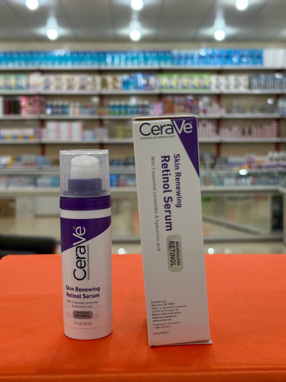 سرم رتینول ضد چروک سراوی 30 میل ترمیم کننده پوست CeraVe Retinol