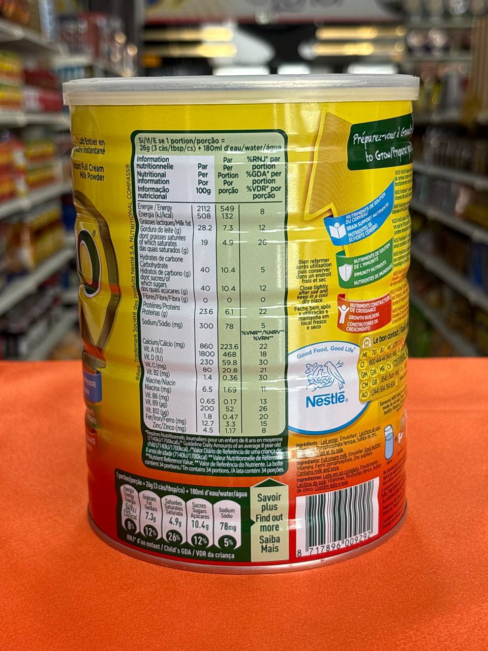 شیر خشک نیدو فورتی کروسانس 900 گرم نستله متوسط بزرگسال