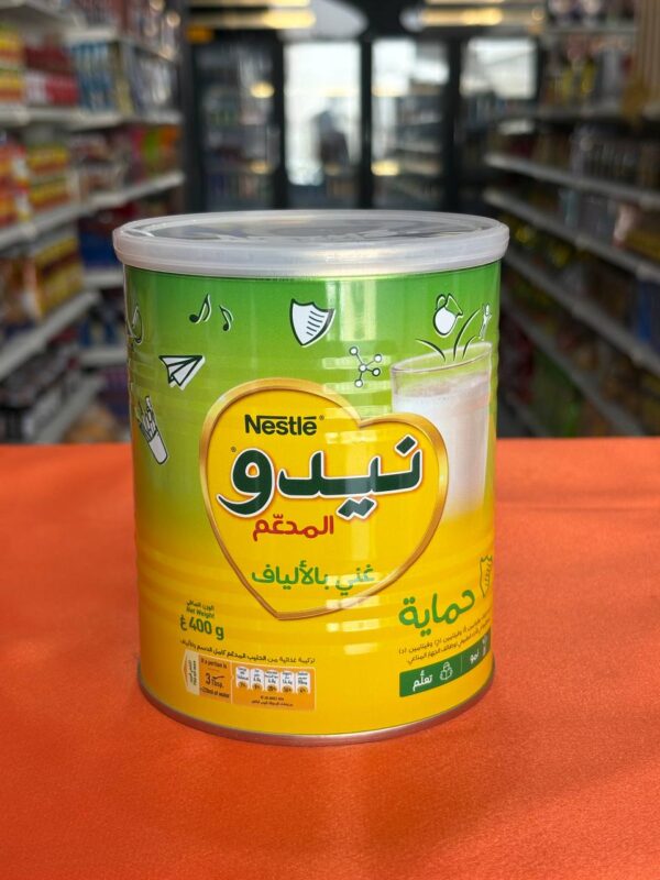 شیر خشک نیدو المدعم 400 گرم اماراتی مخصوص بزرگسالان تقویتی