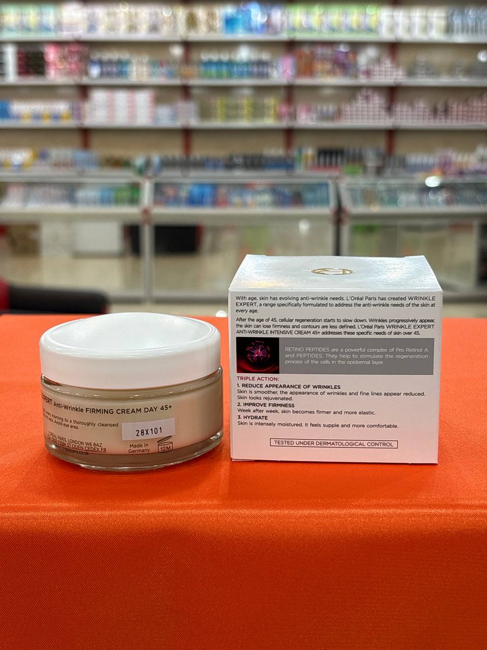 کرم روز رتینول ضدچروک لورال 50 میل بالای 45 سال Retino Peptides