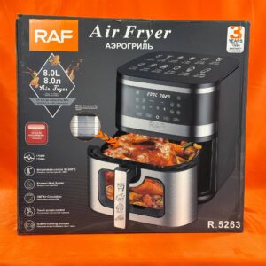 سرخکن بدون روغن راف 8 لیتری مدل R.5263 ایرفرایر 1700 وات