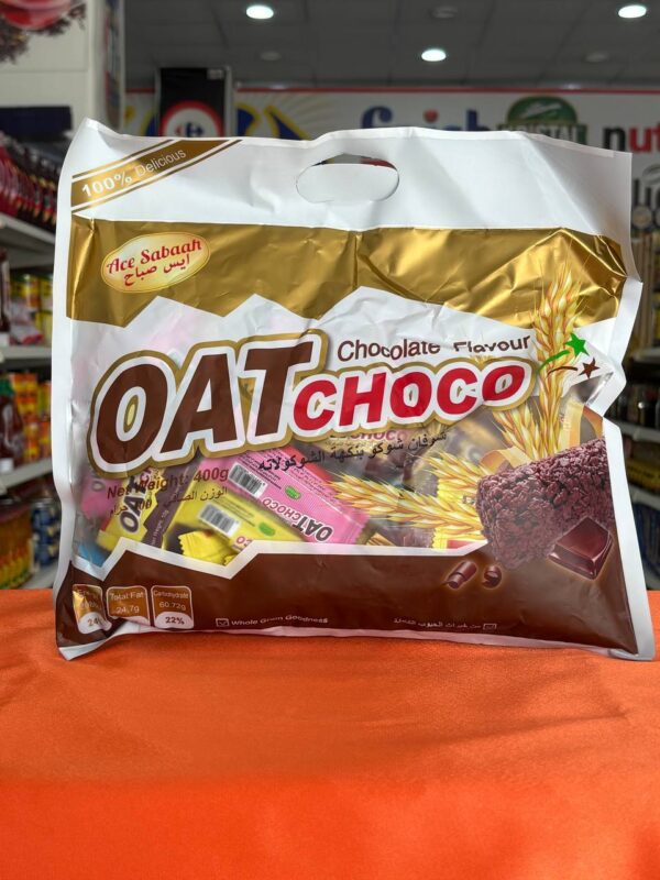شکلات غلات کامل OAT choco رژیمی 400 گرم سرشار از فیبر