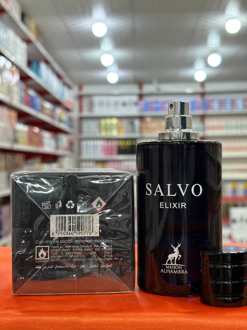 ادو پرفیوم مردانه الحمبرا مدل SALVO ELIXIR ( ساواج الکسیر ) حجم 100 میلی لیتر