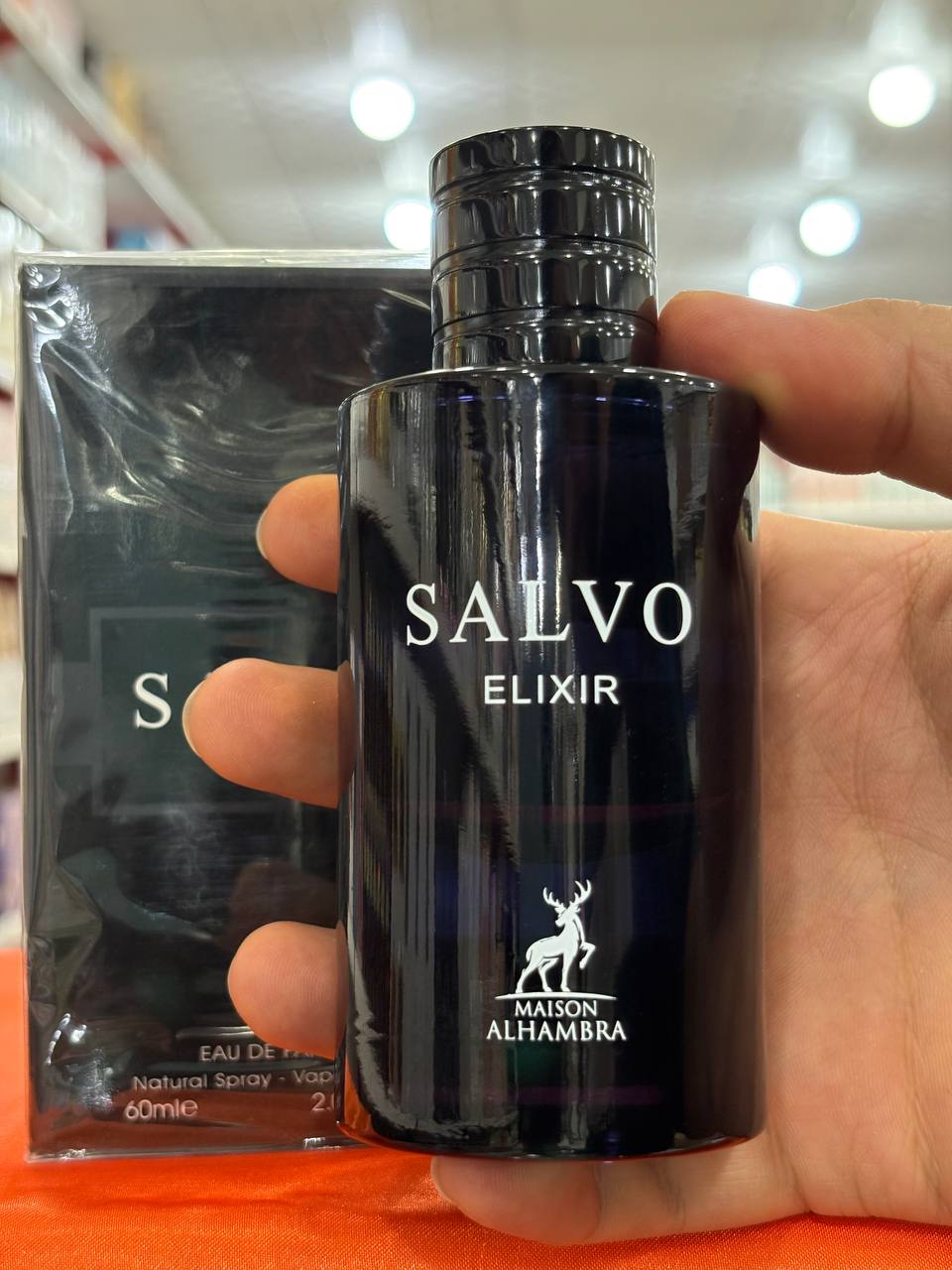 ادو پرفیوم مردانه الحمبرا مدل SALVO ELIXIR ( ساواج الکسیر ) حجم 100 میلی لیتر