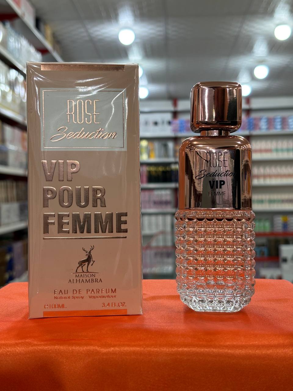ادکلن 212 وی ای پی رز الحمبرا Rose Seduction VIP Pour Femme حجم 100 میلی لیتر