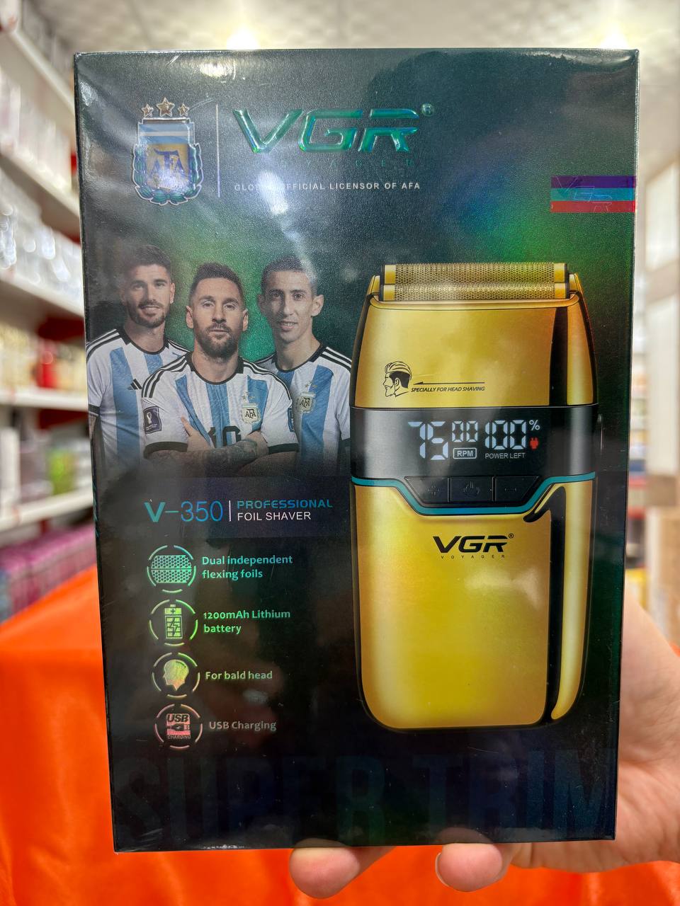 ماشین اصلاح وی جی آر مدل VGR-350 با تکنولوژی برش مستقیم و صفر زن