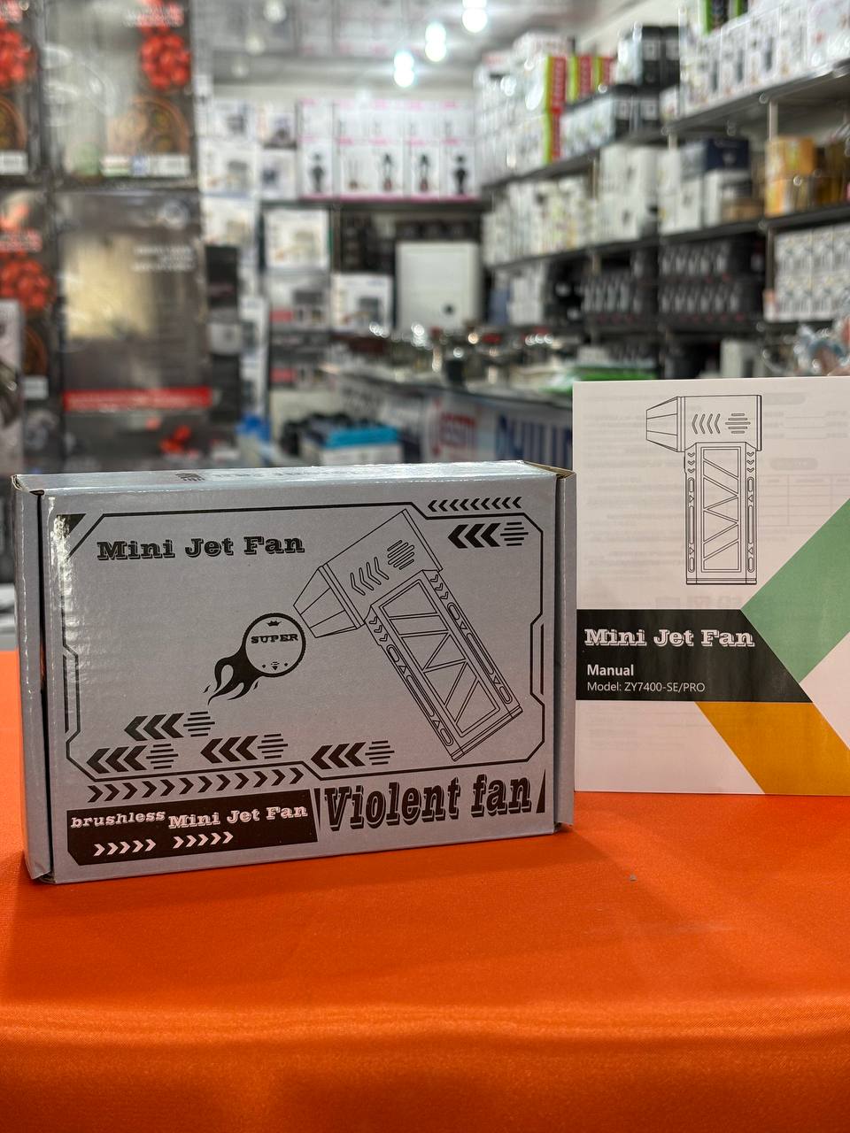 مینی جت فن ویولنت چراغ دار مدل ZY7400-SE/PRO