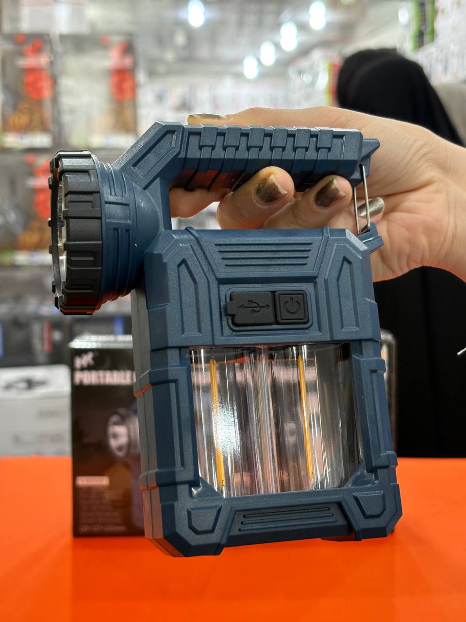 چراغ شارژی چندکاره 6 حالته مدل HK-8098