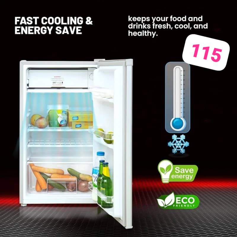 یخچال هتلی جیپاس GRF 115 SPE – Geepas GRF115SPE Mini Bar Refrigerator