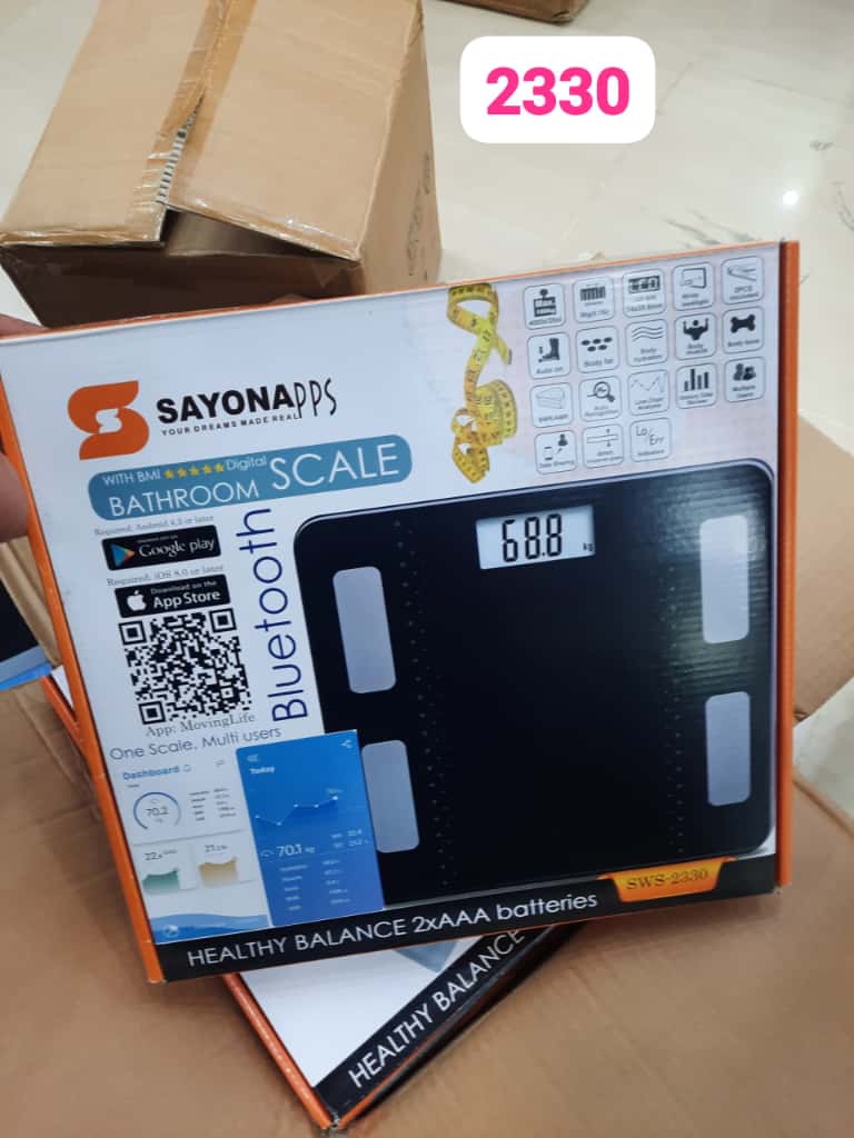 ترازوی هوشمند تحلیل بدن سایونا SWS 2330 – Sayona SWS-2330 Smart Body Fat Scale