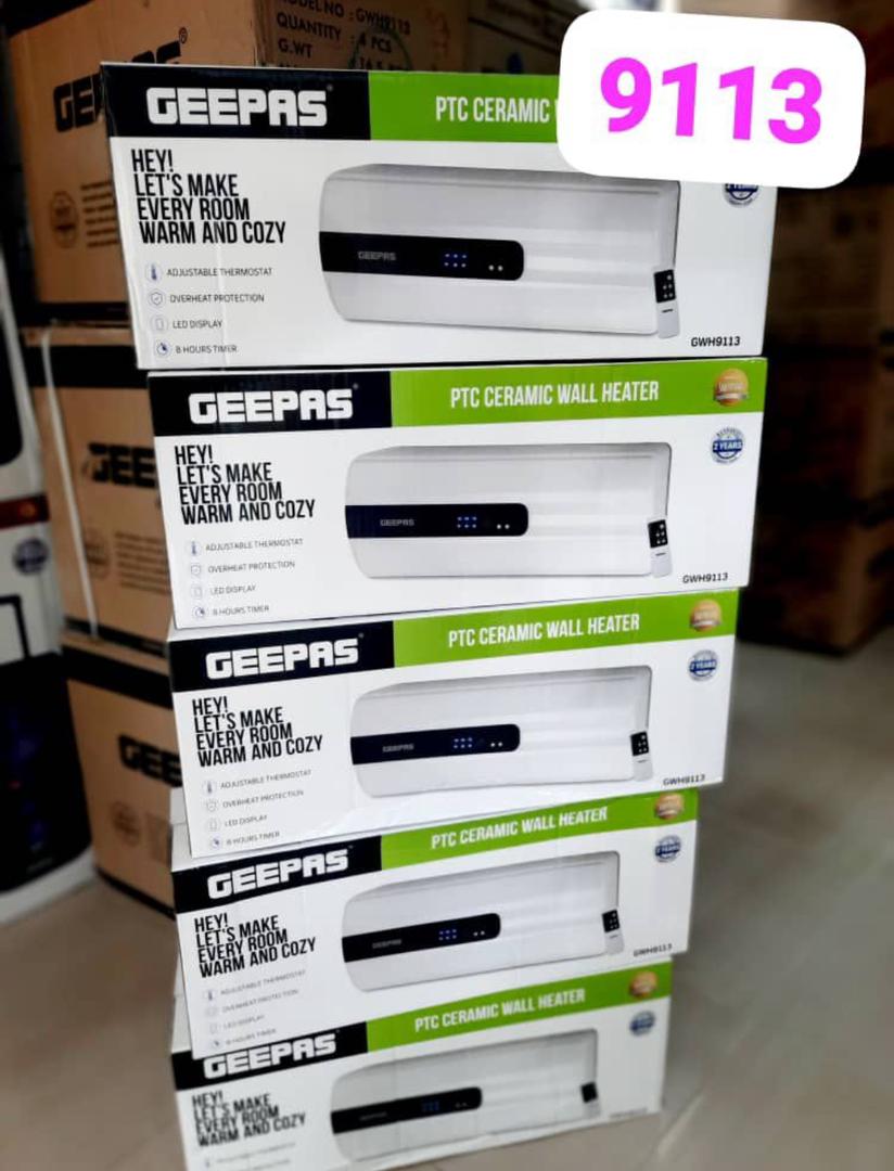 بخاری و پنکه دیواری سرامیکی جیپاس GWH 9113 – Geepas GWH9113 PTC Ceramic Wall Heater with Fan