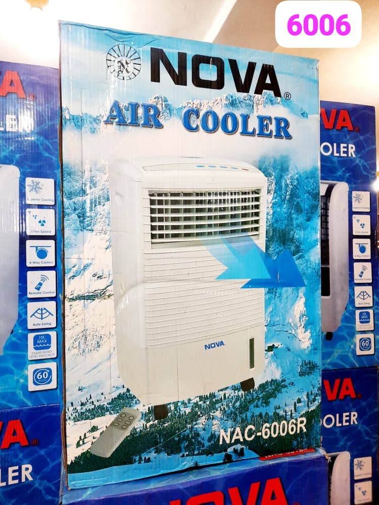 کولر آبی پرتابل نوا مدل NAC 6006 R – Nova NAC-6006R Portable Air Cooler