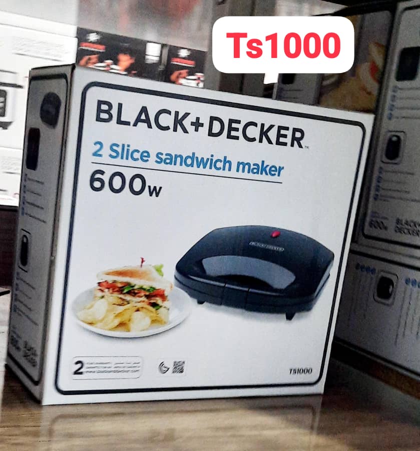 ساندویچ ساز بلک اند دکر مدل TS1000 – Black+Decker TS1000 Sandwich Maker