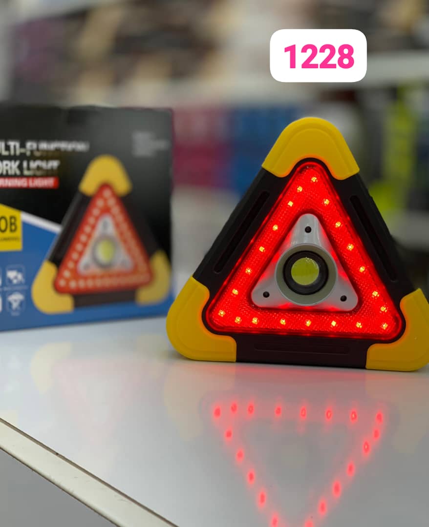 چراغ هشدار چندکاره ماشین مدل ۱۲۲۸ – Multifunctional Triangle Warning Light 1228