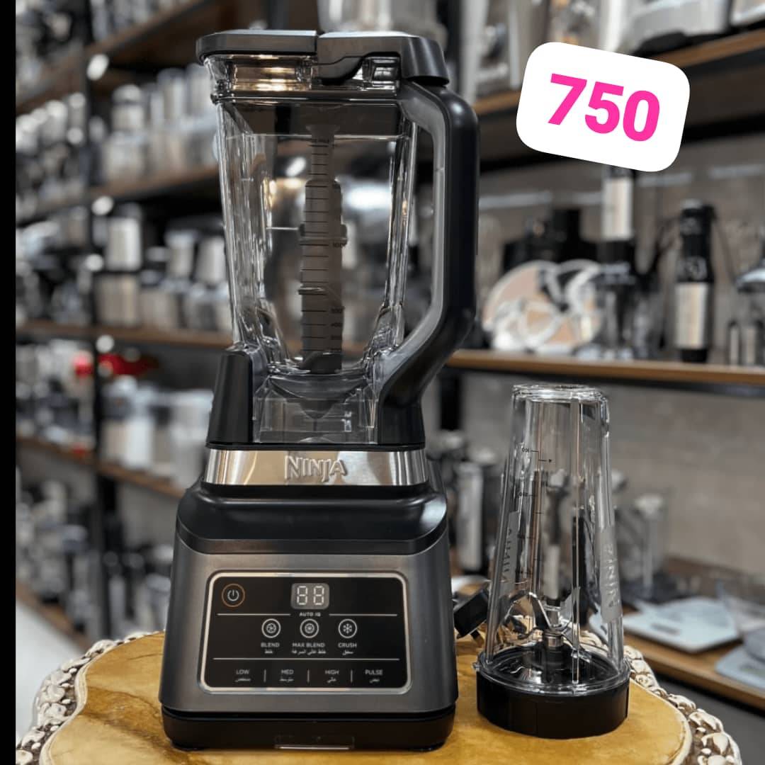 مخلوط کن و اسموتی ساز دوکاره نینجا مدل BN 750 – Ninja 2-in-1 Blender with Auto-iQ BN750