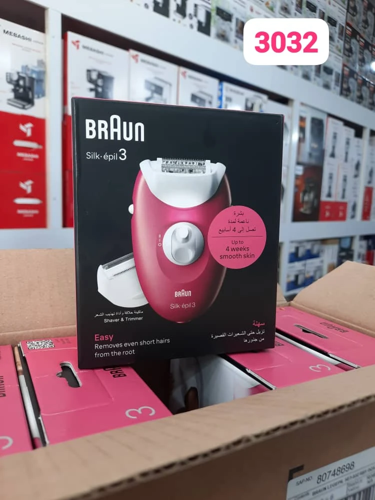 اپیلاتور و شیور براون سری 3 مدل SE 3032 – Braun Silk epil 3 SE 3032