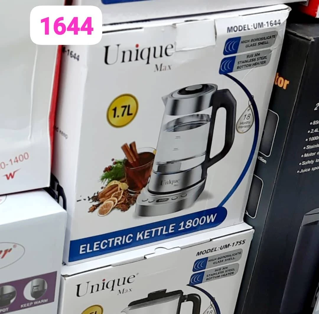 کتری برقی هوشمند یونیک مکس 1644 – Unique Max UM 1644 Electric Kettle