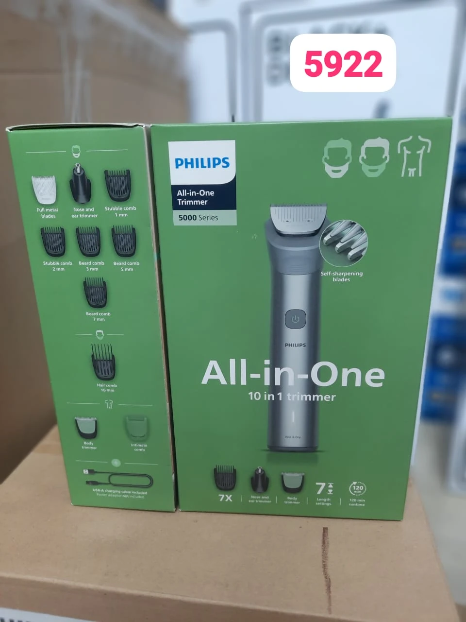 ماشین اصلاح سر و صورت و بدن فیلیپس ۱۰ کاره مدل MG 5922 – Philips All-in-One Trimmer MG 5922