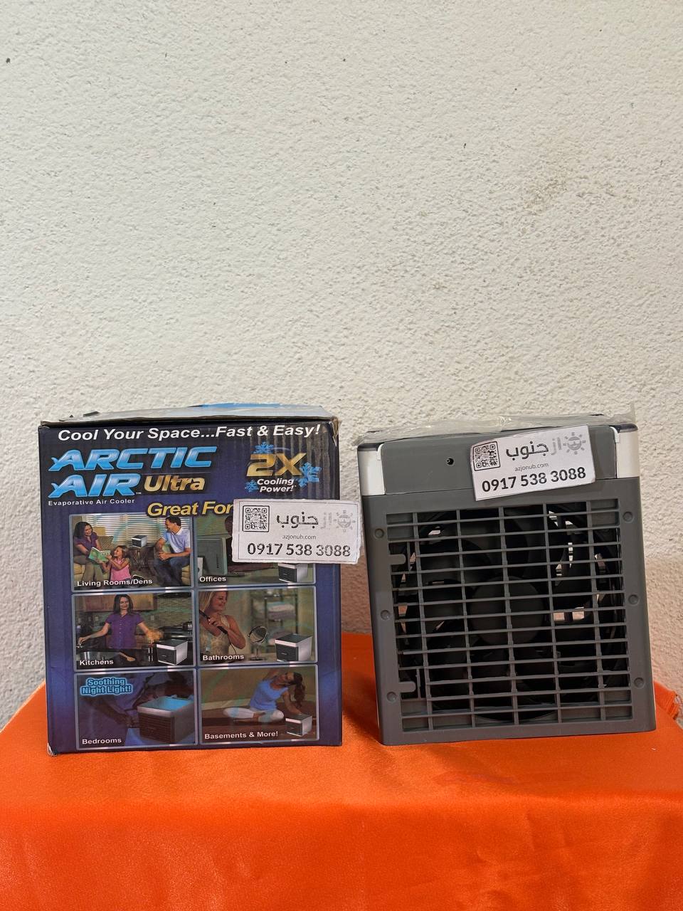 کولر آبی رومیزی آرکتیک ایر اولترا مدل ۴۱۱ – Arctic Air Ultra 2X Powerful Evaporative Personal Space Cooler